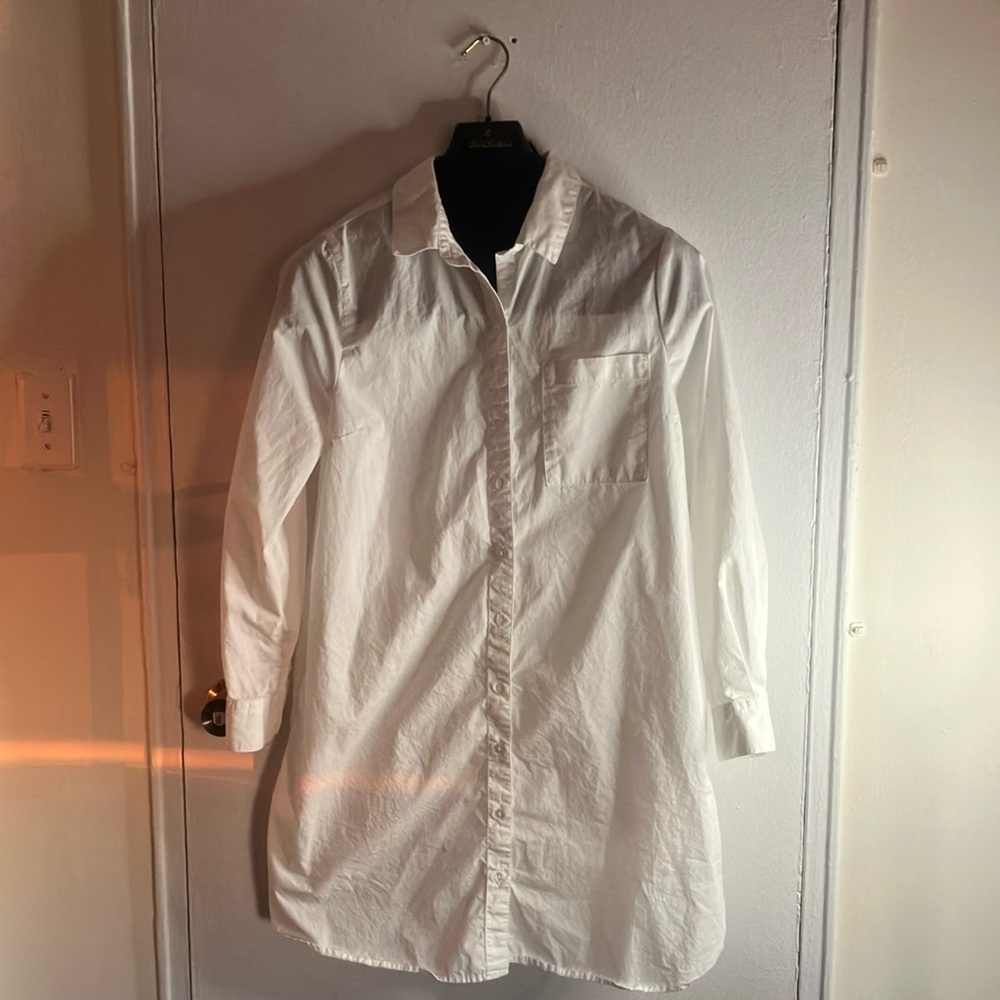 White Button-Up Shirt